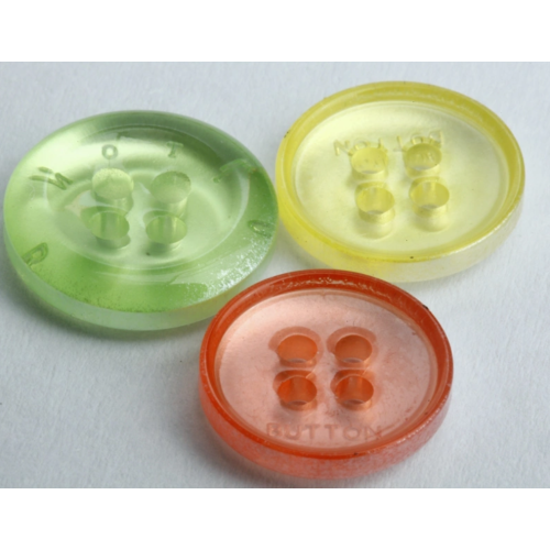 Smooth And Transparent Resin Buttons